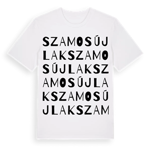 Szamosújlak ordlek t-shirt – ekologisk bomull t-shirt från Pinshirt