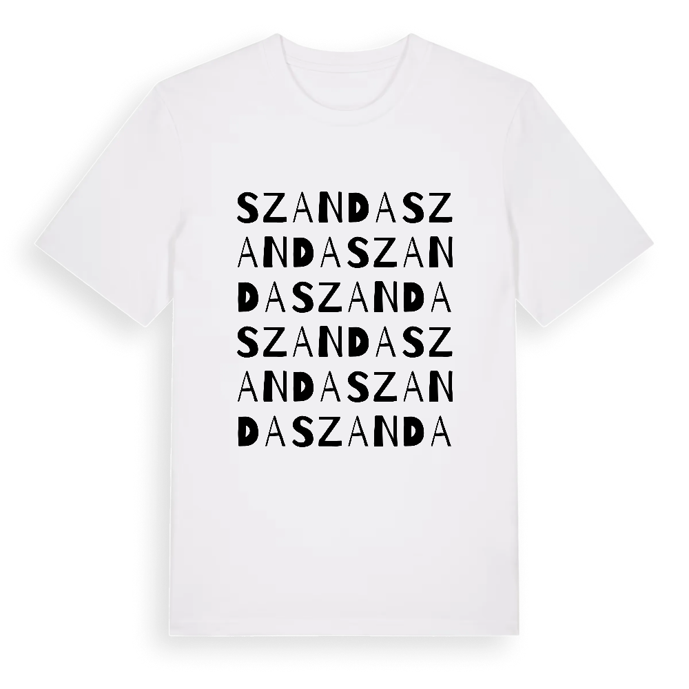 Szanda ordlek t-shirt – White, i miljö