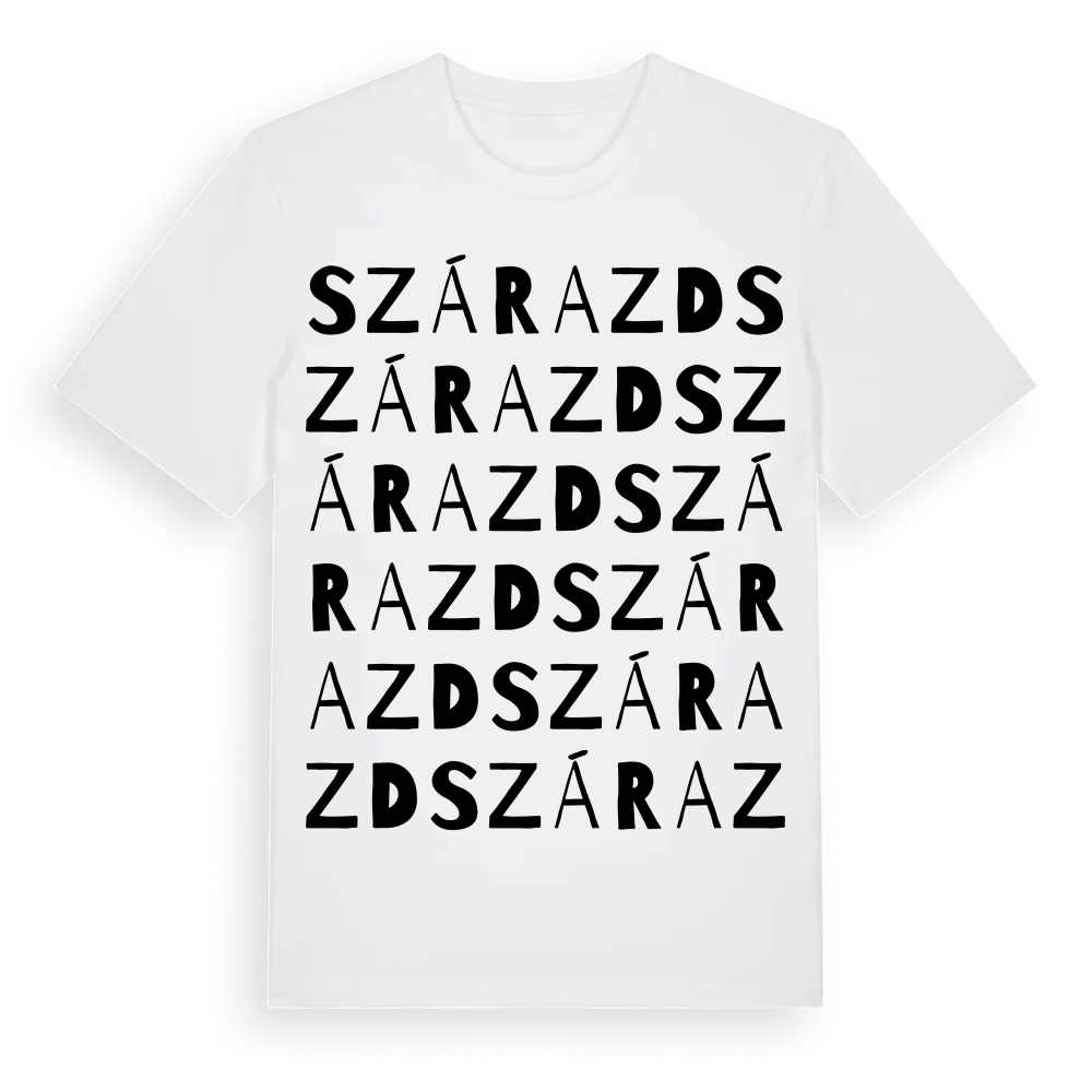 Szárazd ordlek t-shirt – White, i miljö