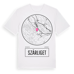 Szárliget t-shirt – ekologisk bomull t-shirt från Pinshirt
