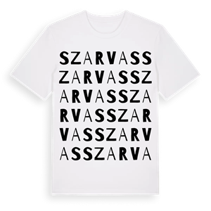 Szarvas ordlek t-shirt – ekologisk bomull t-shirt från Pinshirt
