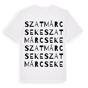Szatmárcseke ordlek t-shirt – ekologisk bomull t-shirt från Pinshirt