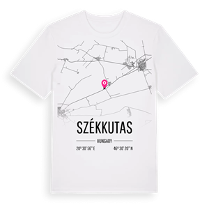 Székkutas karta t-shirt – ekologisk bomull t-shirt från Pinshirt