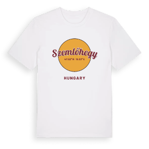 Szemlőhegy cirkel t-shirt – ekologisk bomull t-shirt från Pinshirt