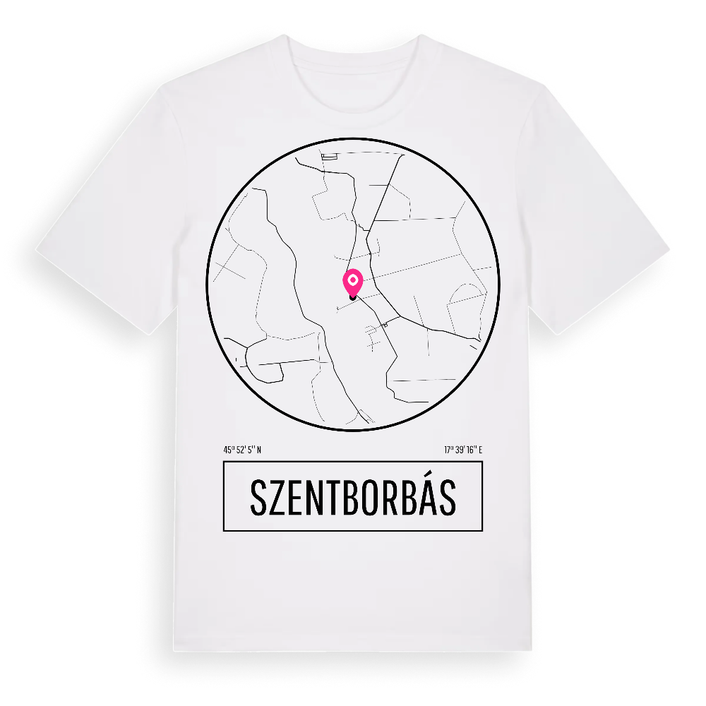 Szentborbás t-shirt – White, i miljö