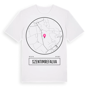 Szentimrefalva t-shirt – ekologisk bomull t-shirt från Pinshirt