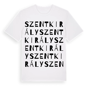 Szentkirály ordlek t-shirt – ekologisk bomull t-shirt från Pinshirt