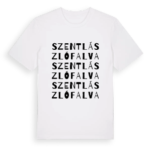 Szentlászlófalva ordlek t-shirt – ekologisk bomull t-shirt från Pinshirt