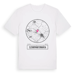 Szentmártonkáta t-shirt – ekologisk bomull t-shirt från Pinshirt