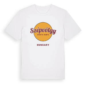 Szépvölgy cirkel t-shirt – ekologisk bomull t-shirt från Pinshirt