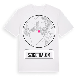 Szigethalom t-shirt – ekologisk bomull t-shirt från Pinshirt