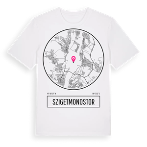Szigetmonostor t-shirt – ekologisk bomull t-shirt från Pinshirt