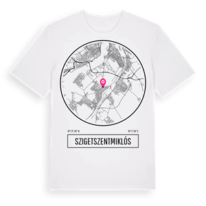 Szigetszentmiklós t-shirt – ekologisk bomull t-shirt från Pinshirt