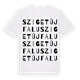 Szigetújfalu ordlek t-shirt