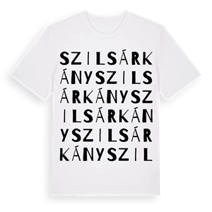 Szilsárkány ordlek t-shirt – ekologisk bomull t-shirt från Pinshirt
