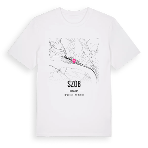 Szob karta t-shirt – ekologisk bomull t-shirt från Pinshirt