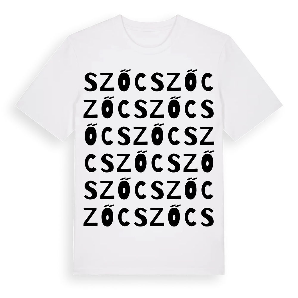 Szőc ordlek t-shirt – White, i miljö