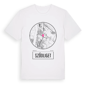 Sződliget t-shirt – ekologisk bomull t-shirt från Pinshirt