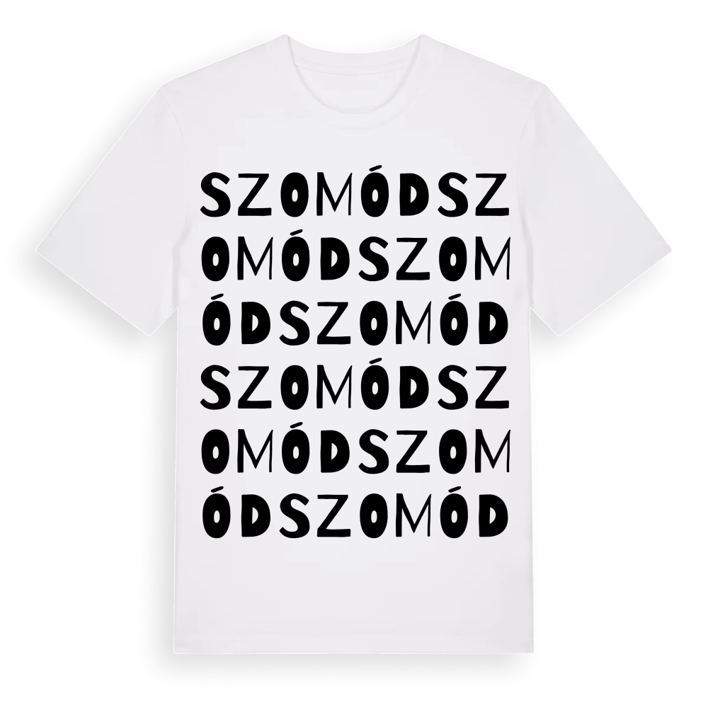 Szomód ordlek t-shirt – White, i miljö