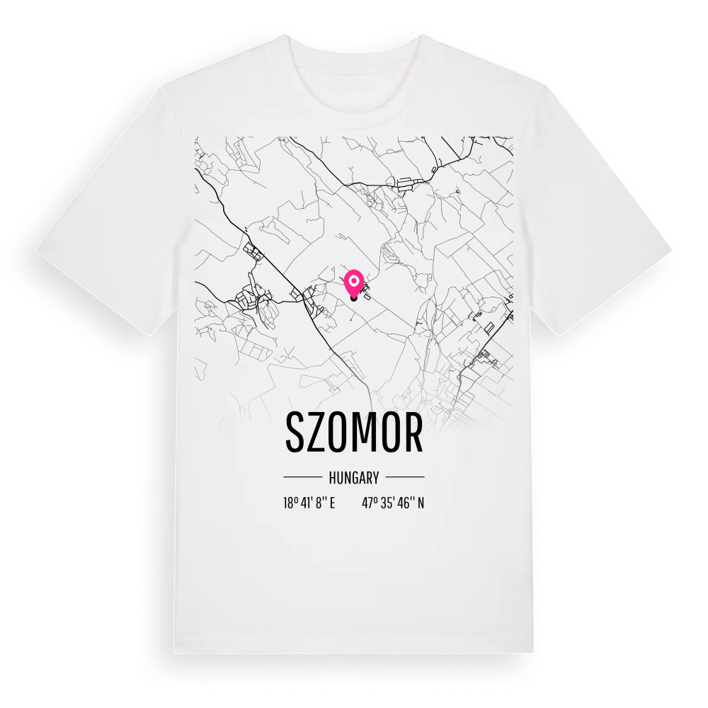 Szomor karta t-shirt – White, i miljö
