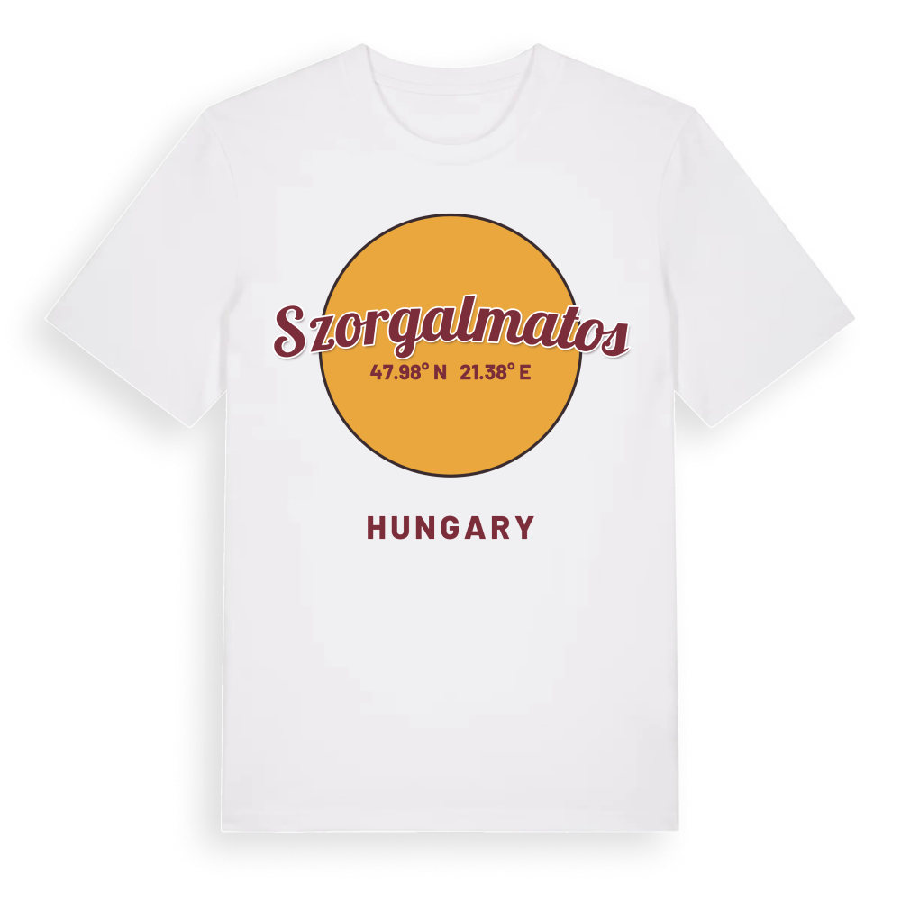 Szorgalmatos cirkel t-shirt – White, i miljö