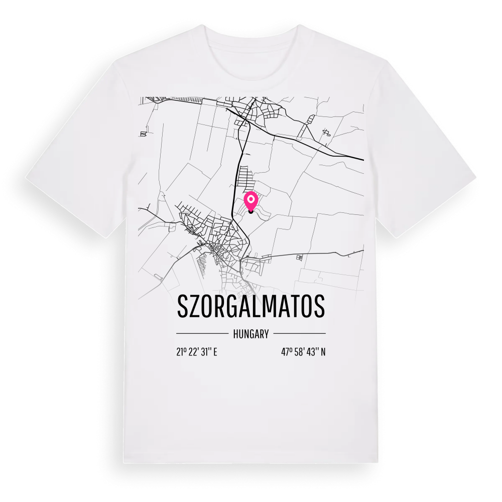 Szorgalmatos karta t-shirt – White, i miljö