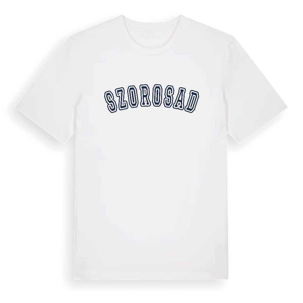 Szorosad college t-shirt – White, i miljö
