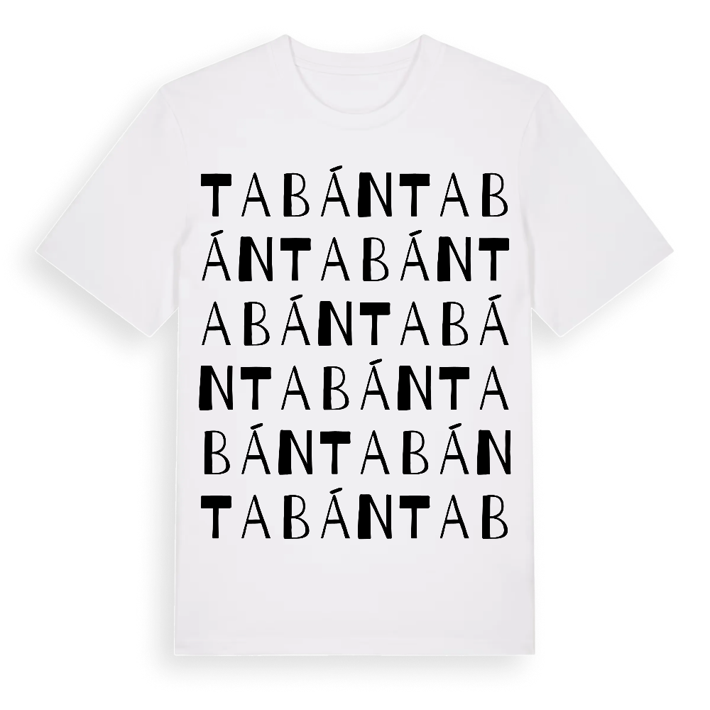 Tabán ordlek t-shirt – White, i miljö