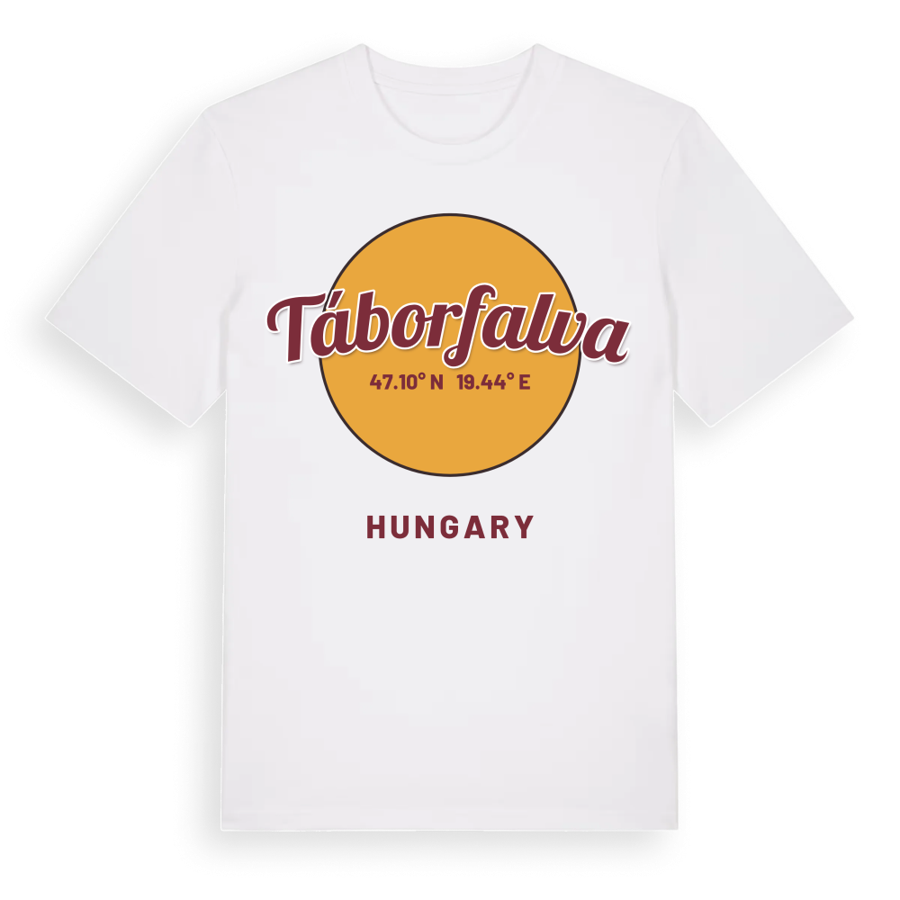 Táborfalva cirkel t-shirt – White, i miljö