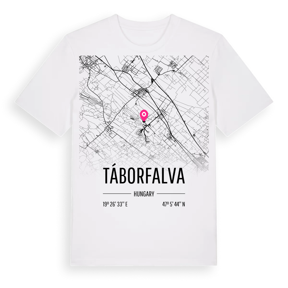 Táborfalva karta t-shirt – White, i miljö