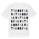 Táborfalva ordlek t-shirt