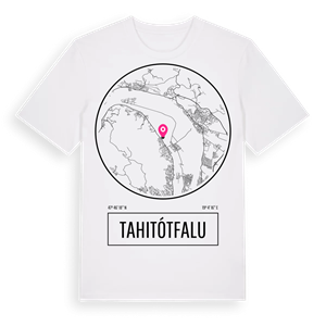 Tahitótfalu t-shirt – ekologisk bomull t-shirt från Pinshirt
