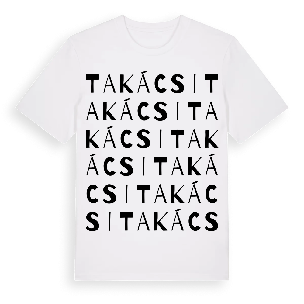 Takácsi ordlek t-shirt – White, i miljö