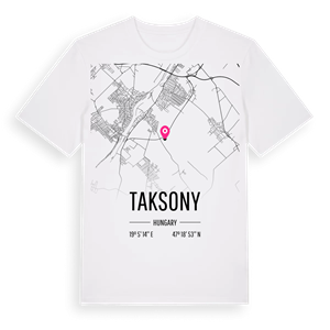 Taksony karta t-shirt – ekologisk bomull t-shirt från Pinshirt