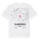 Taliándörögd karta t-shirt