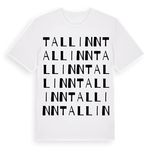 Tallinn ordlek t-shirt – ekologisk bomull t-shirt från Pinshirt