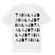 Tanakajd ordlek t-shirt