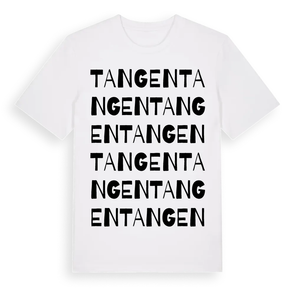 Tangen ordlek t-shirt i miljö