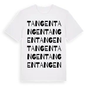 Tangen ordlek t-shirt – ekologisk bomull t-shirt från Pinshirt