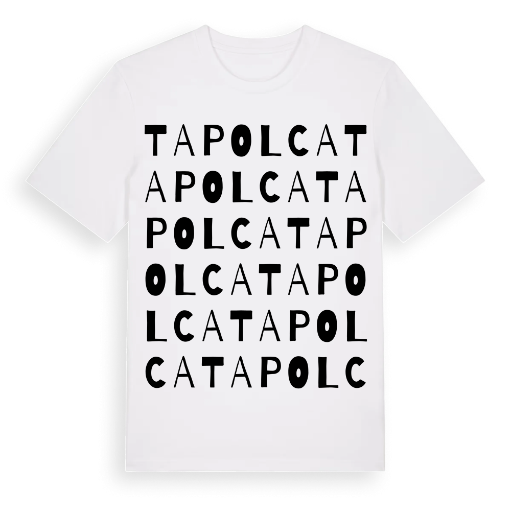 Tapolca ordlek t-shirt – White, i miljö