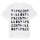 Tápszentmiklós ordlek t-shirt