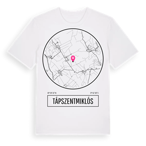 Tápszentmiklós t-shirt – ekologisk bomull t-shirt från Pinshirt