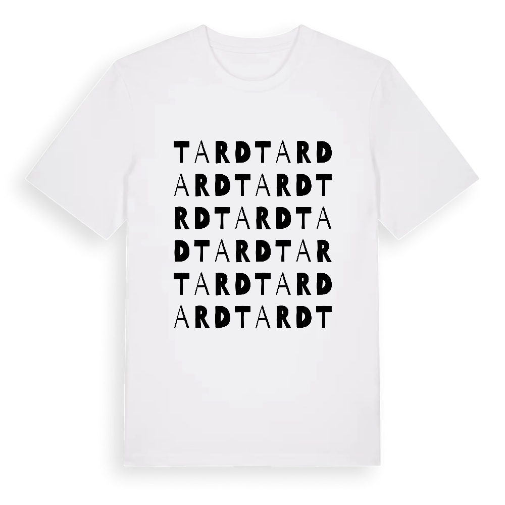 Tard ordlek t-shirt – White, i miljö