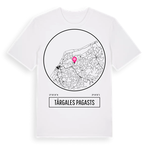 Tārgales pagasts t-shirt – ekologisk bomull t-shirt från Pinshirt