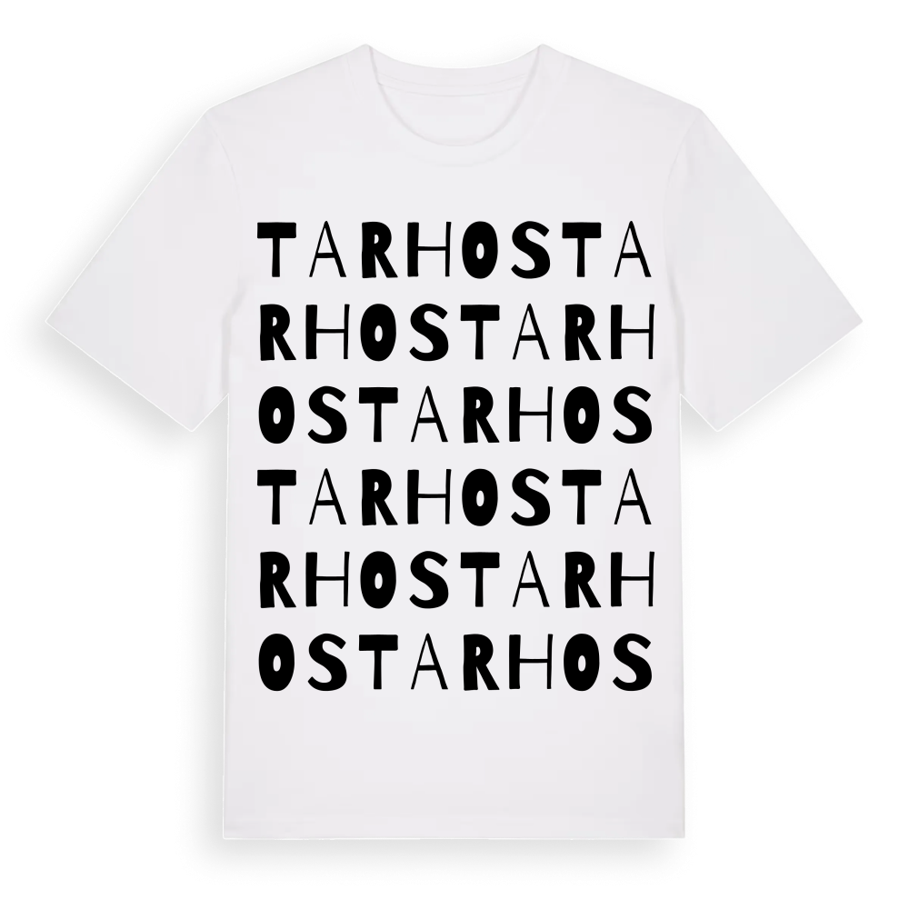 Tarhos ordlek t-shirt – White, i miljö