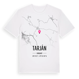 Tarján karta t-shirt – ekologisk bomull t-shirt från Pinshirt