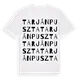 Tarjánpuszta ordlek t-shirt