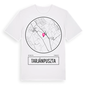 Tarjánpuszta t-shirt – ekologisk bomull t-shirt från Pinshirt