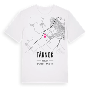 Tárnok karta t-shirt – ekologisk bomull t-shirt från Pinshirt