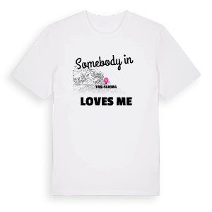 Någon i Tas-Sliema älskar mig t-shirt – ekologisk bomull t-shirt från Pinshirt
